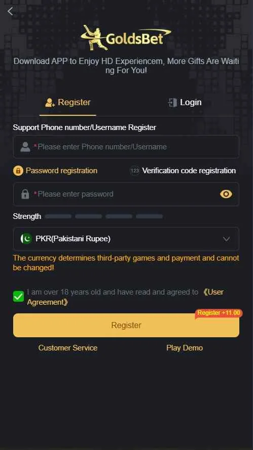 Golds Bet App